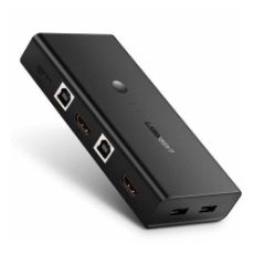 Εικόνα της Ugreen CM200 KVM Switch Box HDMI/USB 2-Port Black 50744