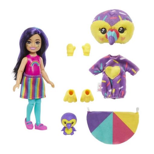 Εικόνα της Barbie Cutie Reveal - Chelsea Παπαγαλάκι HKR16