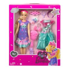 Εικόνα της Barbie - My First Barbie Deluxe Blonde Doll HMM66