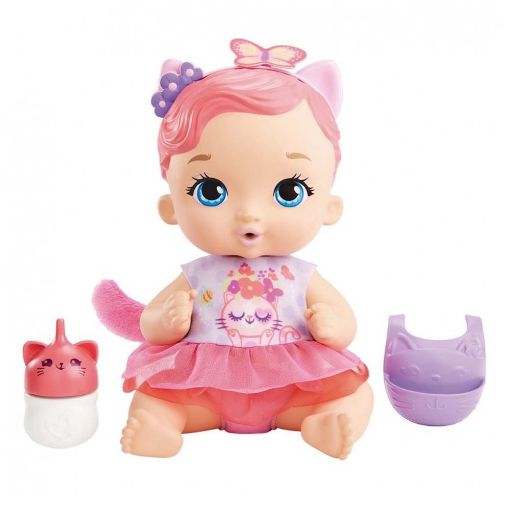 Εικόνα της Mattel - My Garden Baby Feed & Change Γλυκό Μωράκι Γατάκι με Ροζ Μαλλιά HHL21