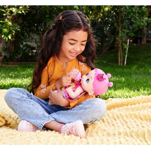 Εικόνα της Mattel - My Garden Baby Feed & Change Γλυκό Μωράκι Πασχαλίτσα με Ροζ Μαλλιά HMX27