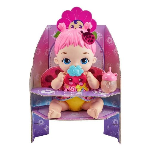 Εικόνα της Mattel - My Garden Baby Feed & Change Γλυκό Μωράκι Πασχαλίτσα με Ροζ Μαλλιά HMX27