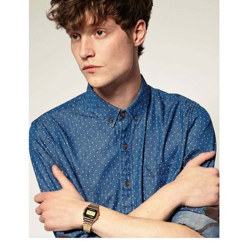 Εικόνα της Ψηφιακό Ρολόι Casio Vintage Rectangular Gold A159WGEA-1EF