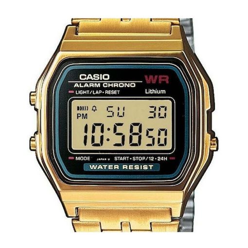 Εικόνα της Ψηφιακό Ρολόι Casio Vintage Rectangular Gold A159WGEA-1EF