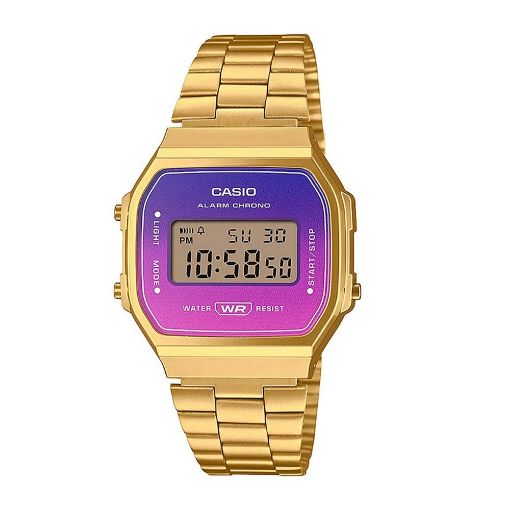 Εικόνα της Ψηφιακό Ρολόι Casio Vintage Gold/Multicolor A168WERG-2AEF