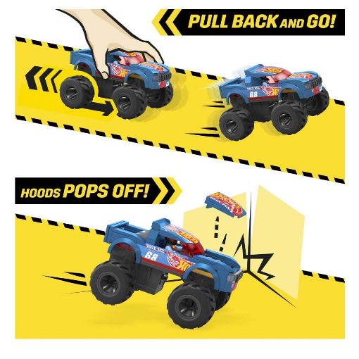 Εικόνα της Mega Bloks - Hot Wheels Smash & Crash Race Ace Monster Truck HMM49
