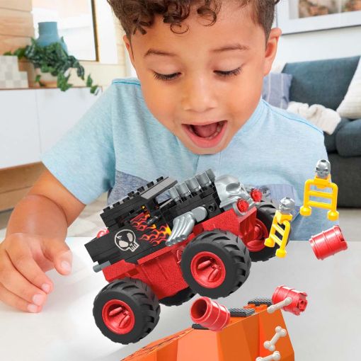 Εικόνα της Mega Bloks - Hot Wheels Smash & Crash Bone Shaker HKF87