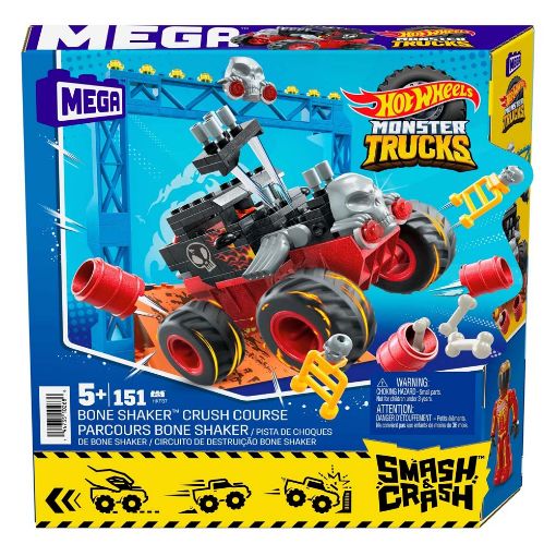 Εικόνα της Mega Bloks - Hot Wheels Smash & Crash Bone Shaker HKF87