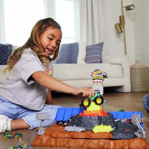 Εικόνα της Mattel Hot Wheels - Monster Trucks Arena Smashers Bone Shaker Ultimate Crush Yard Playset HNB96