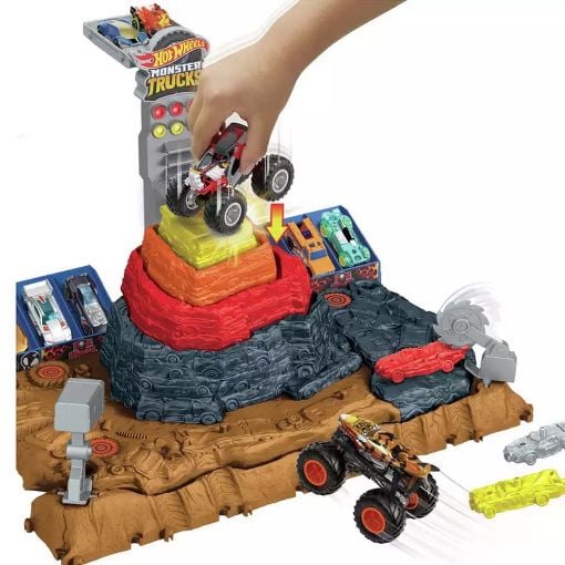 Εικόνα της Mattel Hot Wheels - Monster Trucks Arena Smashers Bone Shaker Ultimate Crush Yard Playset HNB96