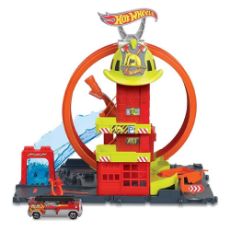 Εικόνα της Mattel Hot Wheels - City Πίστα Πυροσβεστικός Σταθμός HKX41