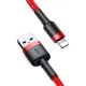 Εικόνα της Καλώδιο Baseus Cafule USB to Lightning 0.5m Red/Black CALKLF-A09