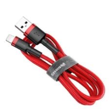 Εικόνα της Καλώδιο Baseus Cafule USB to Lightning 0.5m Red/Black CALKLF-A09