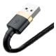 Εικόνα της Καλώδιο Baseus Cafule USB to Lightning 1m Black/Gold CALKLF-BV1