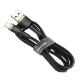 Εικόνα της Καλώδιο Baseus Cafule USB to Lightning 1m Black/Gold CALKLF-BV1