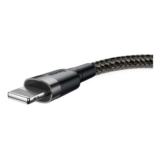 Εικόνα της Καλώδιο Baseus Cafule USB to Lightning 3m Black/Gray CALKLF-RG1