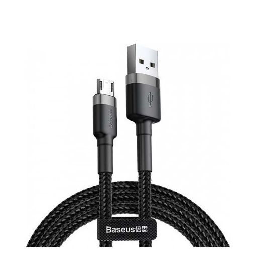 Εικόνα της Καλώδιο Baseus Cafule USB 2.0 to micro USB Black/Gray 2m CAMKLF-CG1