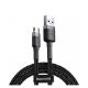 Εικόνα της Καλώδιο Baseus Cafule USB 2.0 to micro USB Black/Gray 2m CAMKLF-CG1