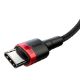 Εικόνα της Καλώδιο Baseus Cafule USB-C to USB-C 2m Black/Red CATKLF-AL91