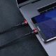 Εικόνα της Καλώδιο Baseus Cafule USB-C to USB-C 1m Black/Red CATKLF-G91