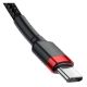 Εικόνα της Καλώδιο Baseus Cafule USB-C to USB-C 1m Black/Red CATKLF-G91