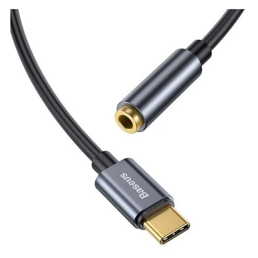 Εικόνα της Adapter Baseus L54 USB-C Male to 3.5mm Female Black/Grey CATL54-0G