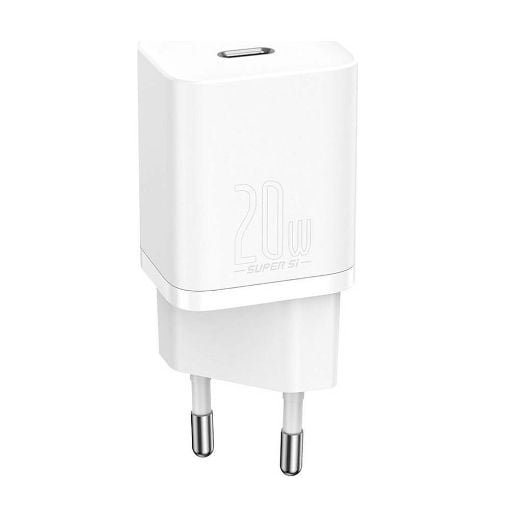 Εικόνα της Φορτιστής Baseus Super Si USB-C 20W White CCSUP-B02