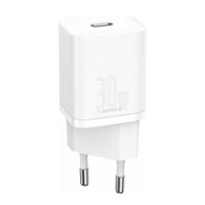 Εικόνα της Φορτιστής Baseus Super Si USB-C 30W White CCSUP-J02