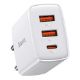 Εικόνα της Φορτιστής Baseus Compact Dual USB-A & USB-C QC3.0 PD 30W White CCXJ-E02