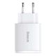 Εικόνα της Φορτιστής Baseus Compact Dual USB-A & USB-C QC3.0 PD 30W White CCXJ-E02