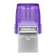 Εικόνα της Kingston DataTraveler MicroDuo 3C 256GB USB-A & Type-C USB 3.2 Purple DTDUO3CG3/256GB