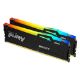 Εικόνα της Ram Kingston Fury Beast RGB 32GB (2x16GB) DDR5-5600MHz CL40 Black KF556C40BBAK2-32