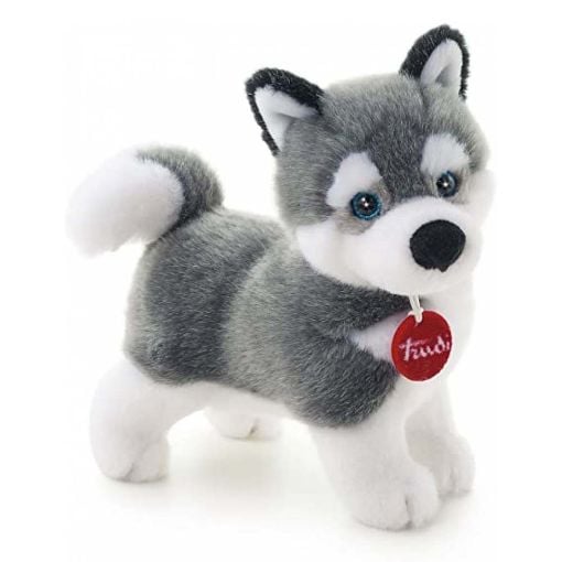 Εικόνα της Trudi - Λούτρινο Κουκλάκι Κουτάβι Husky 15cm TUD07000