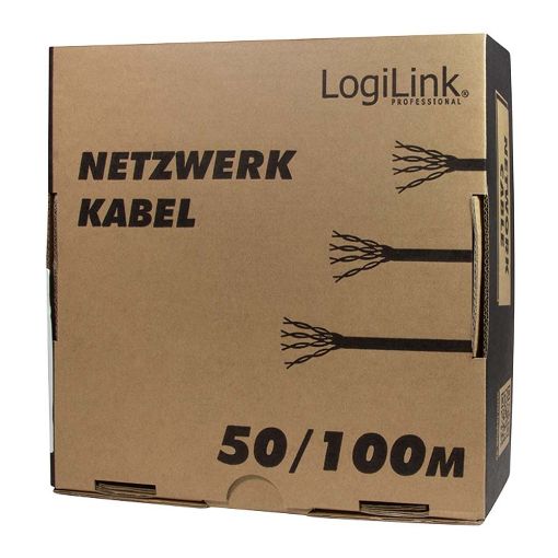 Εικόνα της Κουλούρα Logilink FTP CAT.5 100m Grey CPV001