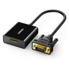 Εικόνα της Converter Ugreen CM513 HDMI to VGA with 3.5mm Black 50945