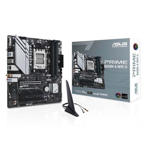 Εικόνα της Asus Prime B650M-A II WiFi Micro-ATX sAM5 90MB1EG0-M0EAY0