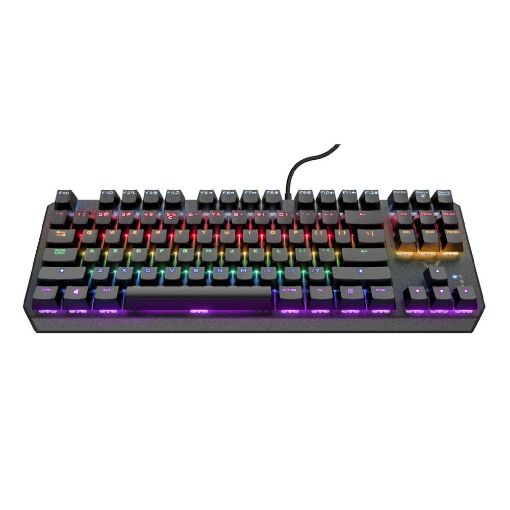 Εικόνα της Πληκτρολόγιο Trust GXT 834 TKL Callaz Outemu Red Linear Switches Black (US) 24404