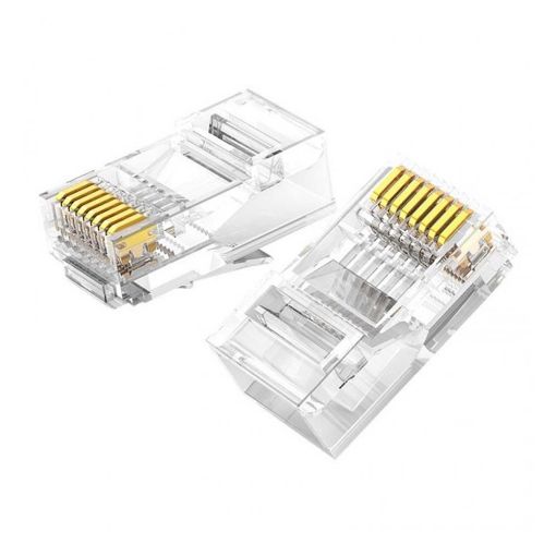 Εικόνα της Βύσμα Ugreen NW120 Modular Plug CAT6 UTP RJ45 100τμχ 60558