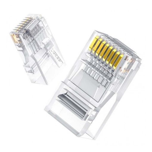 Εικόνα της Βύσμα Ugreen NW120 Modular Plug CAT6 UTP RJ45 100τμχ 60558