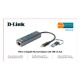 Εικόνα της Adapter D-Link USB/USB-C to Gigabit Ethernet +USB Hub DUB-2332