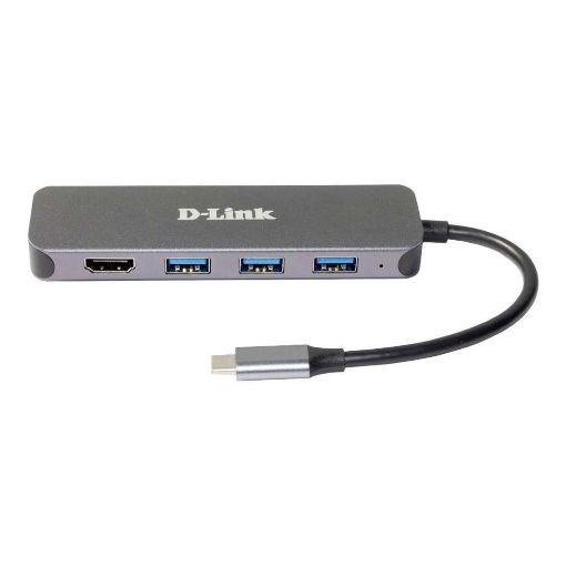 Εικόνα της D-Link 5-in-1 Multi-Port Adapter Type-C DUB-2333