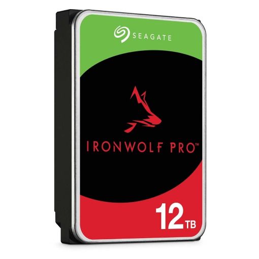Εικόνα της Εσωτερικός Σκληρός Δίσκος NAS Seagate 3.5" Ironwolf Pro 12TB Sata III 256MB ST12000NT001