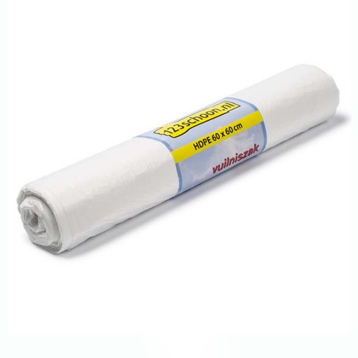 Εικόνα της Σακούλες Απορριμάτων 123Schoon 50 τμχ HDPE 35Lt White