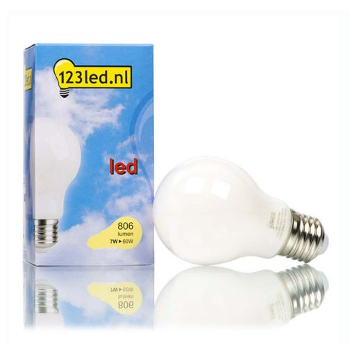 Εικόνα της Λάμπα LED 123LED E27 Mat Filament Dimmable 2700K 806lm 7W Warm White