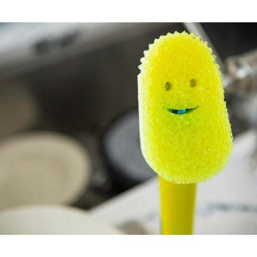 Εικόνα της Scrub Daddy - Dish Daddy Βούρτσα Πιάτων με Επαναγεμιζόμενη Λαβή Blue