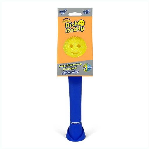 Εικόνα της Scrub Daddy - Dish Daddy Βούρτσα Πιάτων με Επαναγεμιζόμενη Λαβή Blue