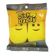Εικόνα της Scrub Daddy - Dish Daddy Ανταλλακτικά Σφουγγάρια Yellow 2 τμχ