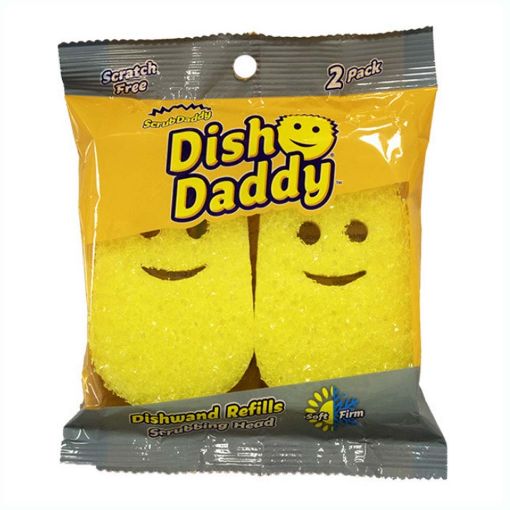Εικόνα της Scrub Daddy - Dish Daddy Ανταλλακτικά Σφουγγάρια Yellow 2 τμχ