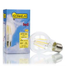 Εικόνα της Λαμπτήρας LED 123LED E27 Filament Dimmable 2700K 470lm 4.2W Warm White