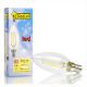 Εικόνα της Λάμπα LED 123LED E14 Candle Filament Dimmable 2700K 250lm 2.8W Warm White